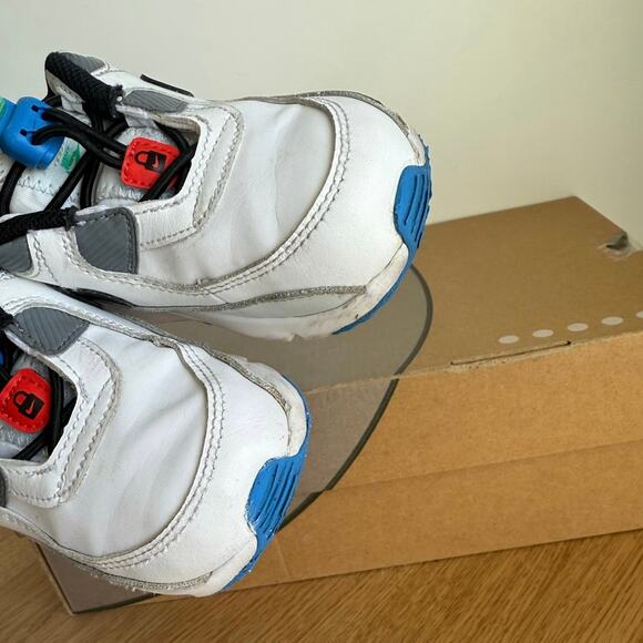 Nike Air Max 90 Toggle White/Black/Green Toddler Sneakers - SZ 8 C - Picture 10 of 15